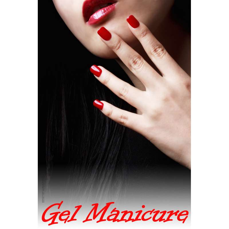 Holographic Window Decal - Gel Manicure - H-17 B